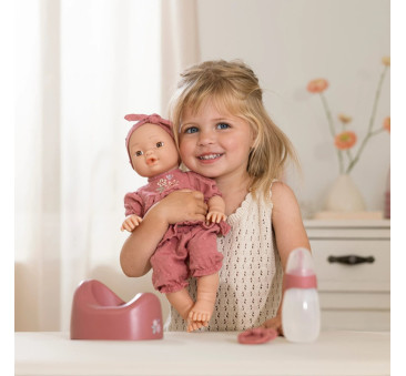 Lalka Bobas Livia 36 cm - Little Dutch - Laleczka z Nocnikiem Butelką i Smoczkiem