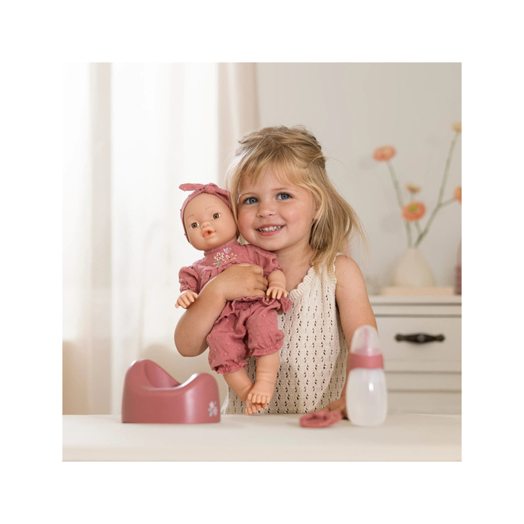 Lalka Bobas Livia 36 cm - Little Dutch - Laleczka z Nocnikiem Butelką i Smoczkiem