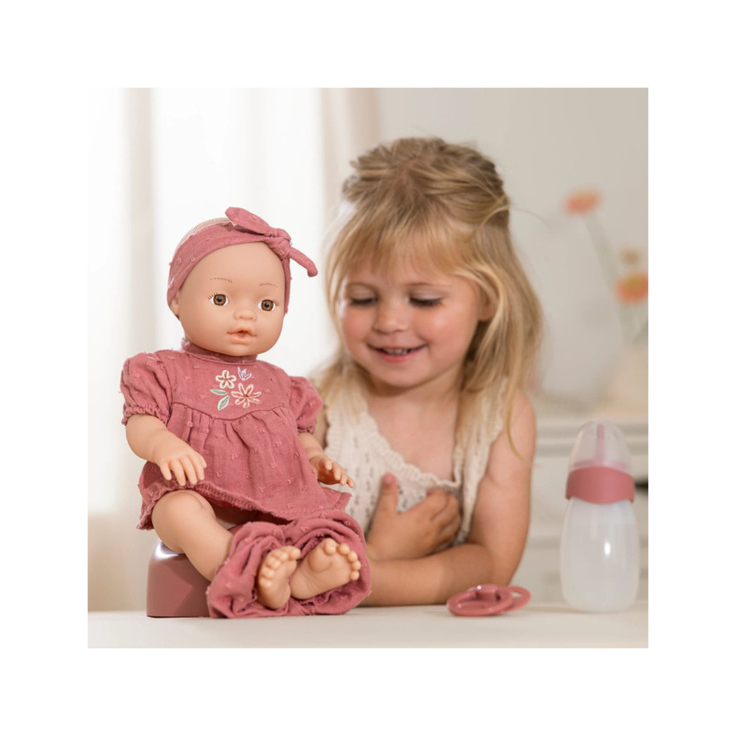 Lalka Bobas Livia 36 cm - Little Dutch - Laleczka z Nocnikiem Butelką i Smoczkiem
