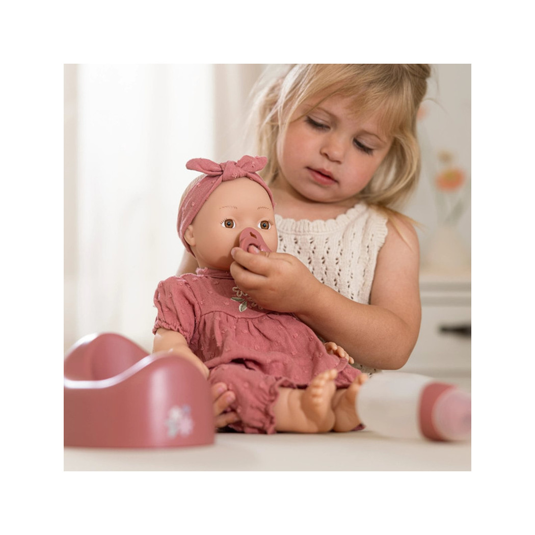 Lalka Bobas Livia 36 cm - Little Dutch - Laleczka z Nocnikiem Butelką i Smoczkiem