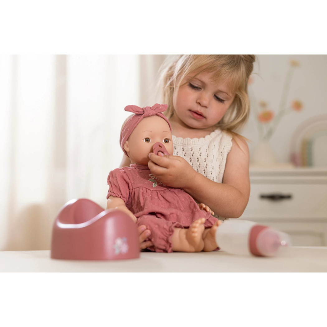 Lalka Bobas Livia 36 cm - Little Dutch - Laleczka z Nocnikiem Butelką i Smoczkiem