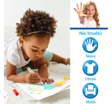 Psi Patrol - Kolorowanka i 4 Niebrudzące Flamastry - Color Wonder Crayola