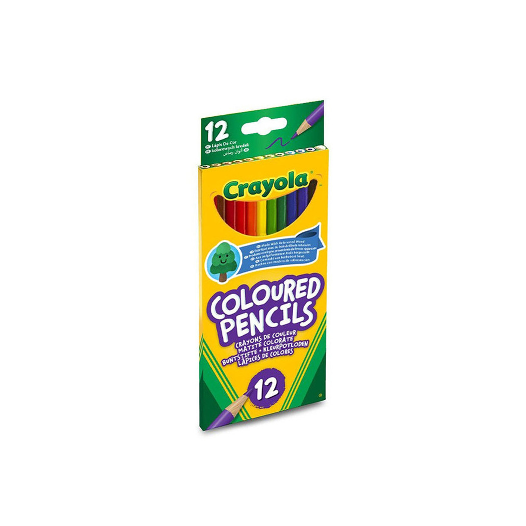 12 Kolorów - Kredki Ołówkowe - Drewniane - Crayola
