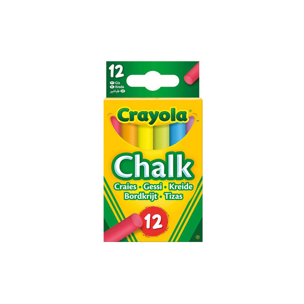Kreda Niepyląca dla Dzieci - Kolorowa - 12 szt - Crayola