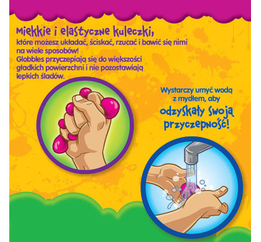 Lepkie Kulki do Rzucania 6 szt - Niebrudzące - Gniotki Antystresowe Globbles Crayola