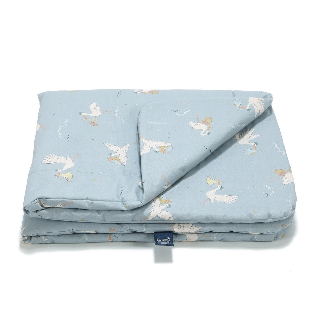 Bebe Mignon Blue M - Kołdra Bawełniana 80x100 cm - La Millou