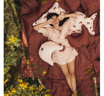 Moo Meadow Plaid - Kołdra Bawełniana XXL - 200x220 cm - z Wypełnieniem - La Millou