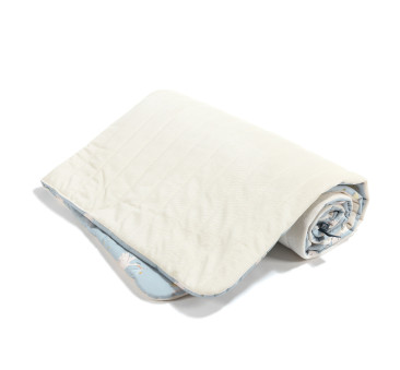 Ciepły Koc Velvet roz. L - Bebe Mignon Blue Rafaello - 110x140 cm - La Millou