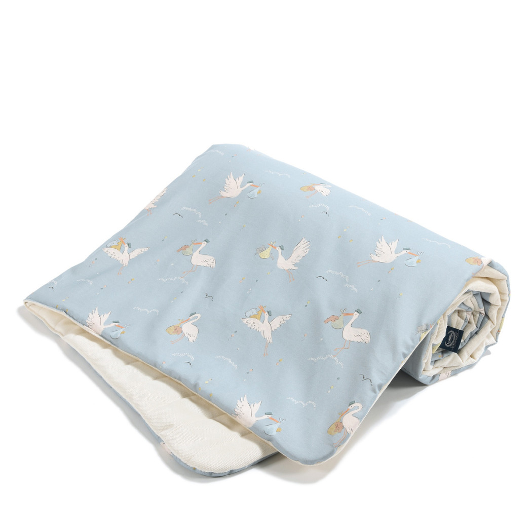 Ciepły Koc Velvet roz. L - Bebe Mignon Blue Rafaello - 110x140 cm - La Millou