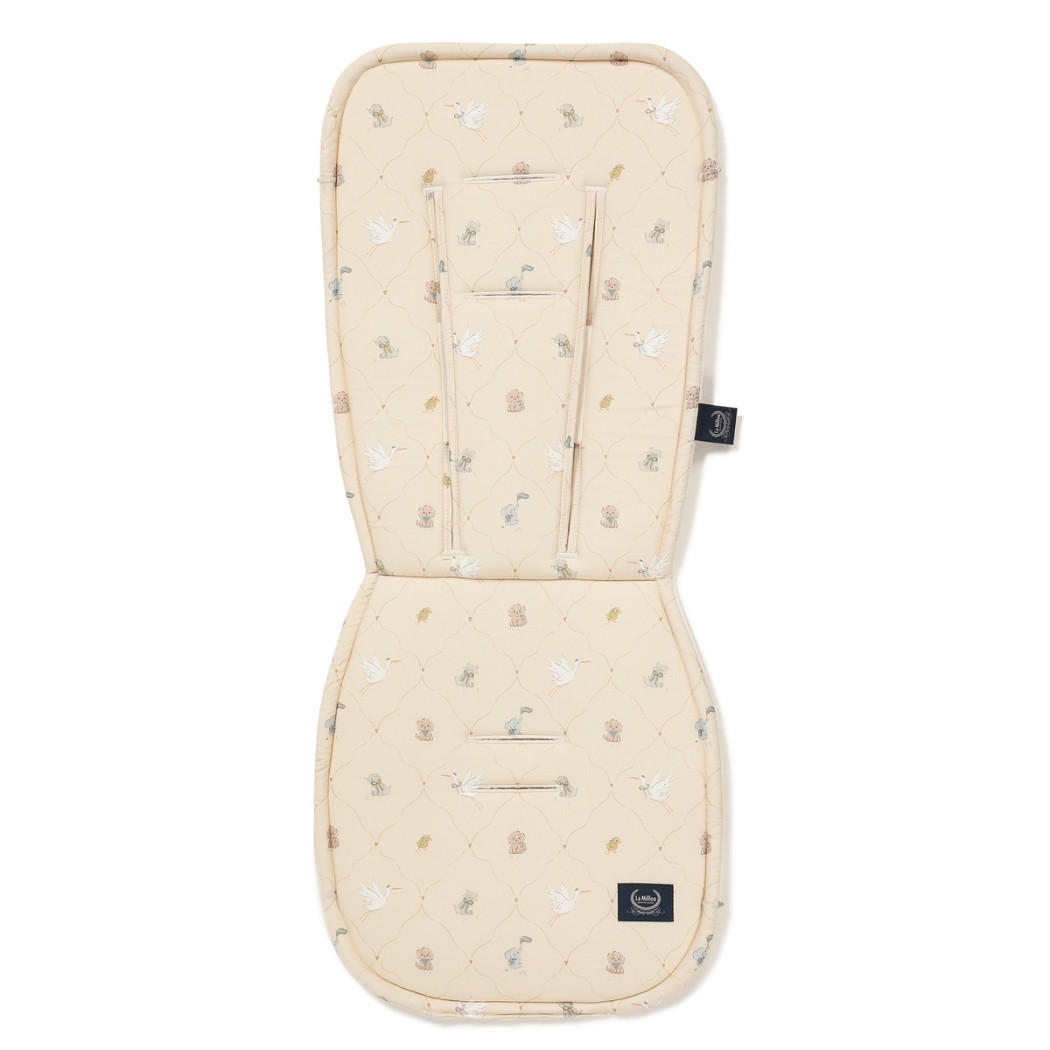 Bebe Mignon Vanilla Bawełna Velvet Rafaello - Multi Wkładka do Wózka - Stroller Pad - La Millou