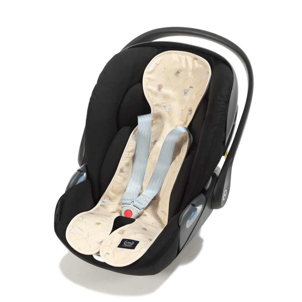 Bebe Mignon Vanilla - Bambusowa Wkładka do Fotelika Samochodowego - La Millou