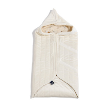 Kocyk do Fotelika Samochodowego - Bebe Mignon Vanilla - Bawełna Velvet Rafaello - La Millou