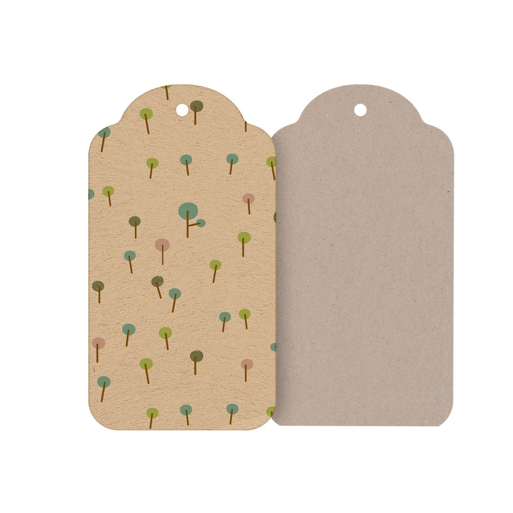 Bileciki do Prezentów Wood Land - Komplet 12 szt - Etykiety Prezentowe - Gift Tags - Maileg