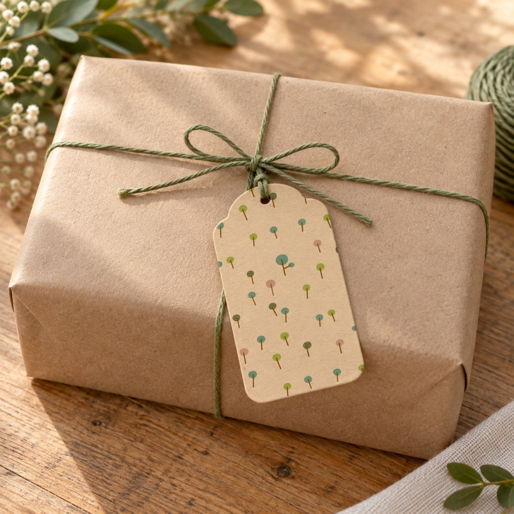 Bileciki do Prezentów Wood Land - Komplet 12 szt - Etykiety Prezentowe - Gift Tags - Maileg