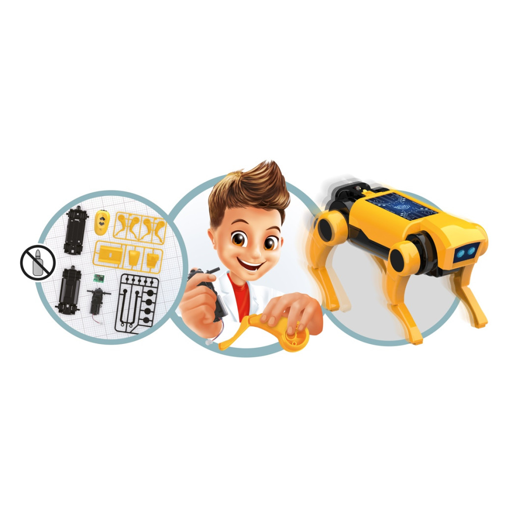 Robot Pies - Zestaw do Budowy Zdalnie Sterowanego Robota - Mini Lab - BUKI