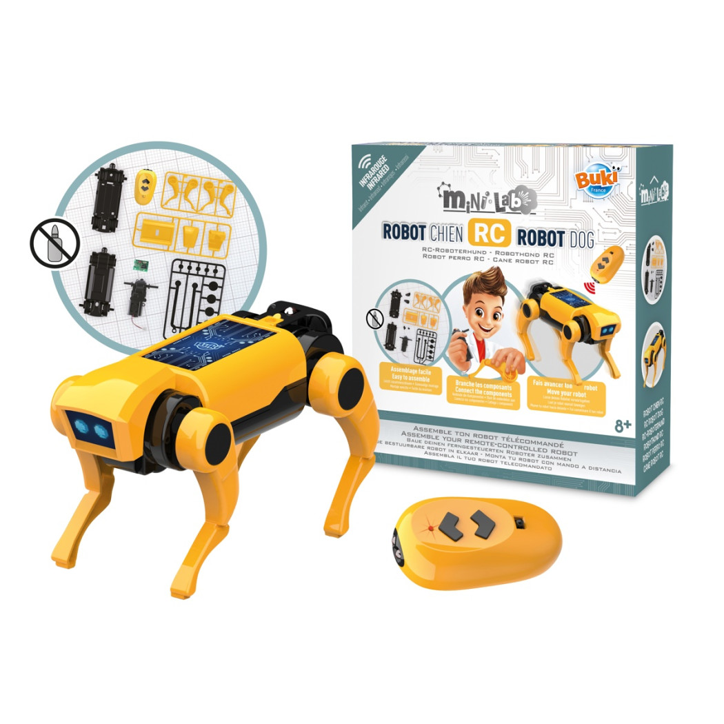 Robot Pies - Zestaw do Budowy Zdalnie Sterowanego Robota - Mini Lab - BUKI