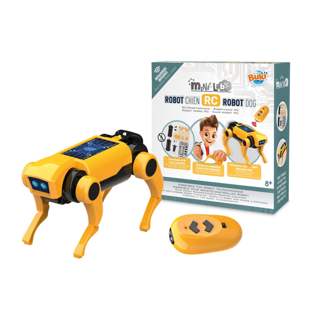 Robot Pies - Zestaw do Budowy Zdalnie Sterowanego Robota - Mini Lab - BUKI