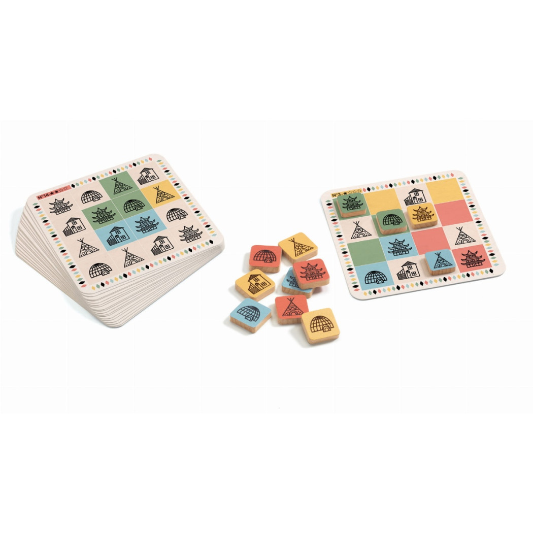 Szalone Sudoku - Gra Logiczna Układanka Edukacyjna - Refleks Logika - Djeco