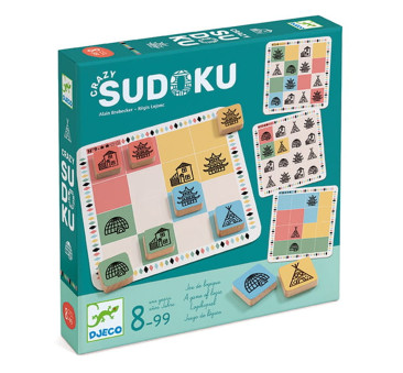 Szalone Sudoku - Gra Logiczna Układanka Edukacyjna - Refleks Logika - Djeco
