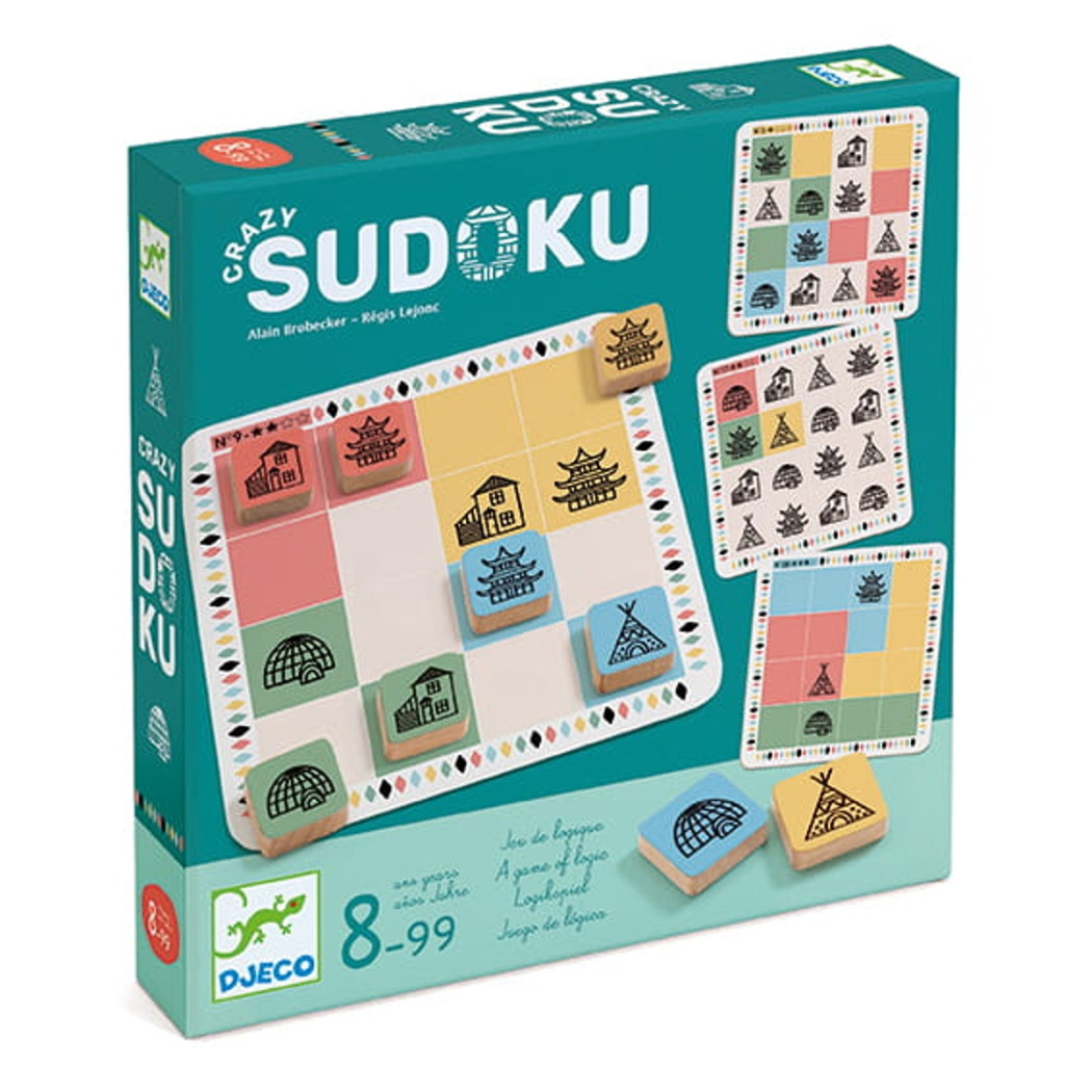 Szalone Sudoku - Gra Logiczna Układanka Edukacyjna - Refleks Logika - Djeco