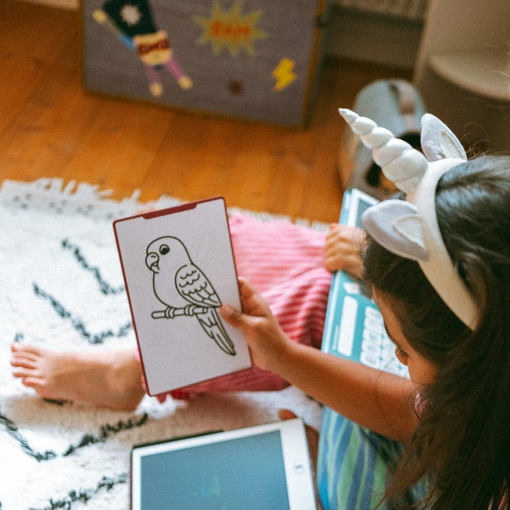 Domowe Zwierzątka - Pet - Tablet do Nauki Rysowania dla Dzieci - Mini Tablet Rysunkowy - KIDYWOLF