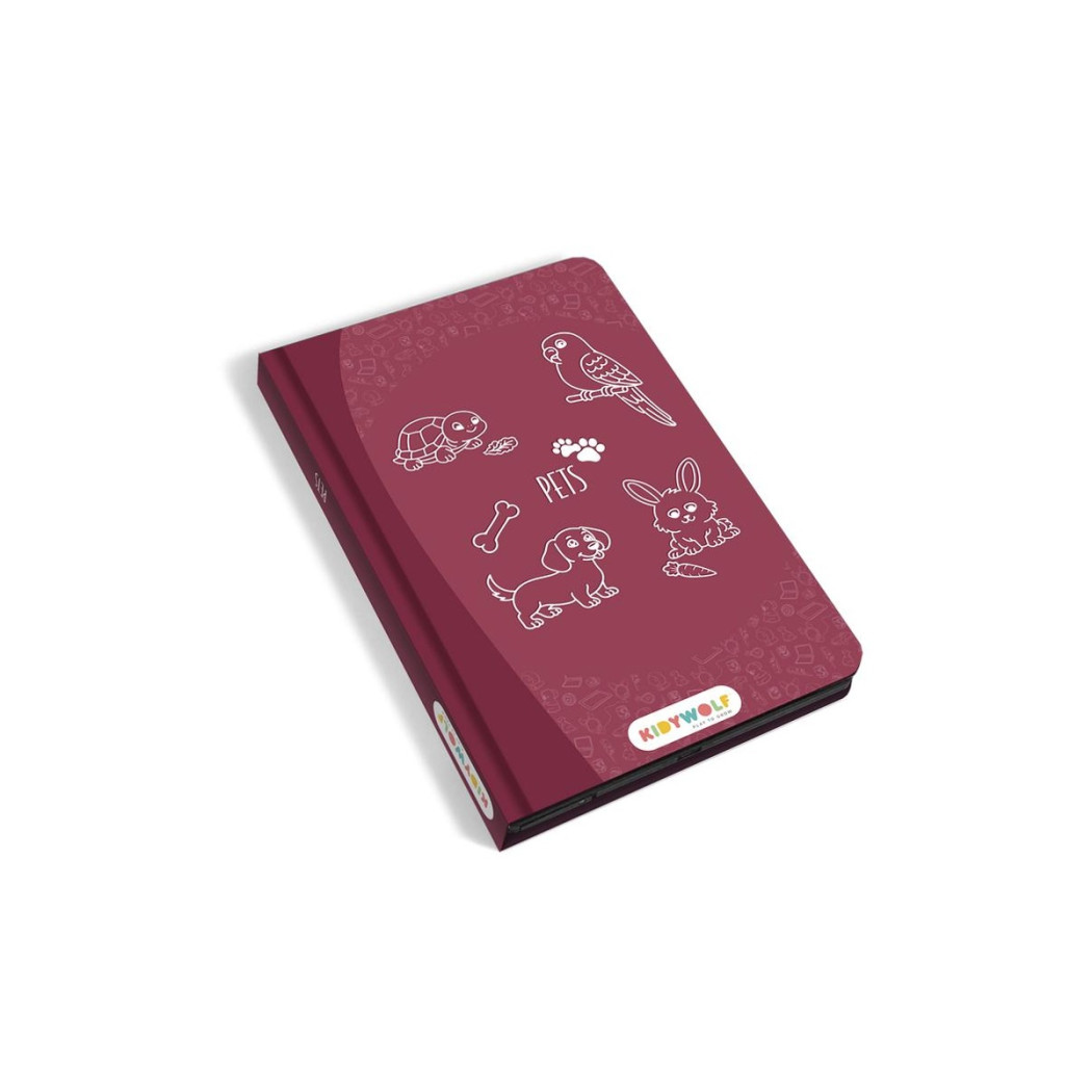 Domowe Zwierzątka - Pet - Tablet do Nauki Rysowania dla Dzieci - Mini Tablet Rysunkowy - KIDYWOLF