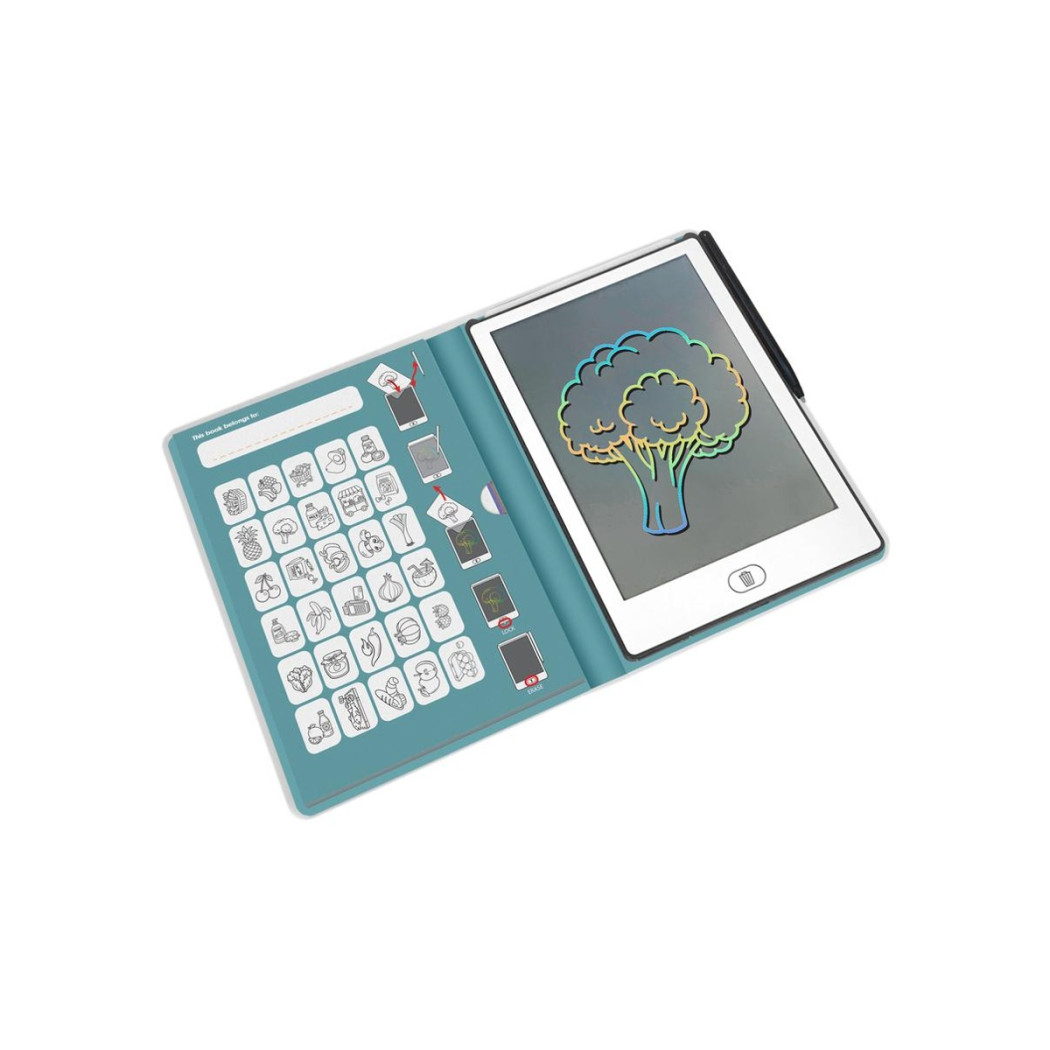 Ryneczek My Little Market - Tablet do Nauki Rysowania dla Dzieci - Mini Tablet Rysunkowy - KIDYWOLF