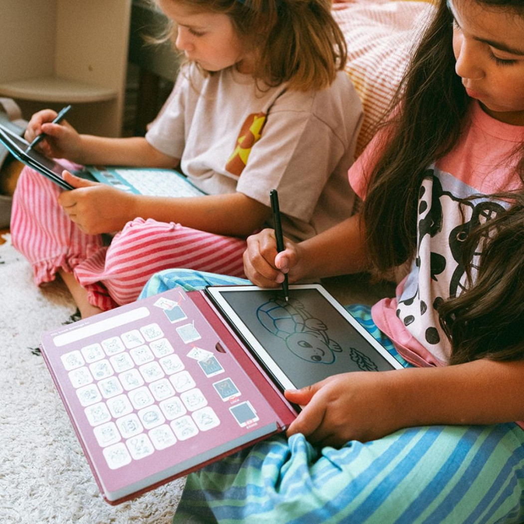 Domowe Zwierzątka - Pet - Tablet do Nauki Rysowania dla Dzieci - Mini Tablet Rysunkowy - KIDYWOLF