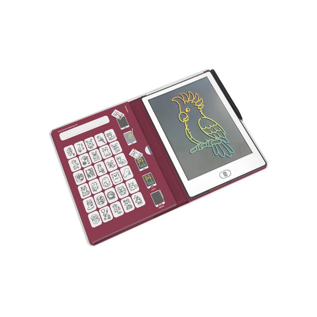 Domowe Zwierzątka - Pet - Tablet do Nauki Rysowania dla Dzieci - Mini Tablet Rysunkowy - KIDYWOLF