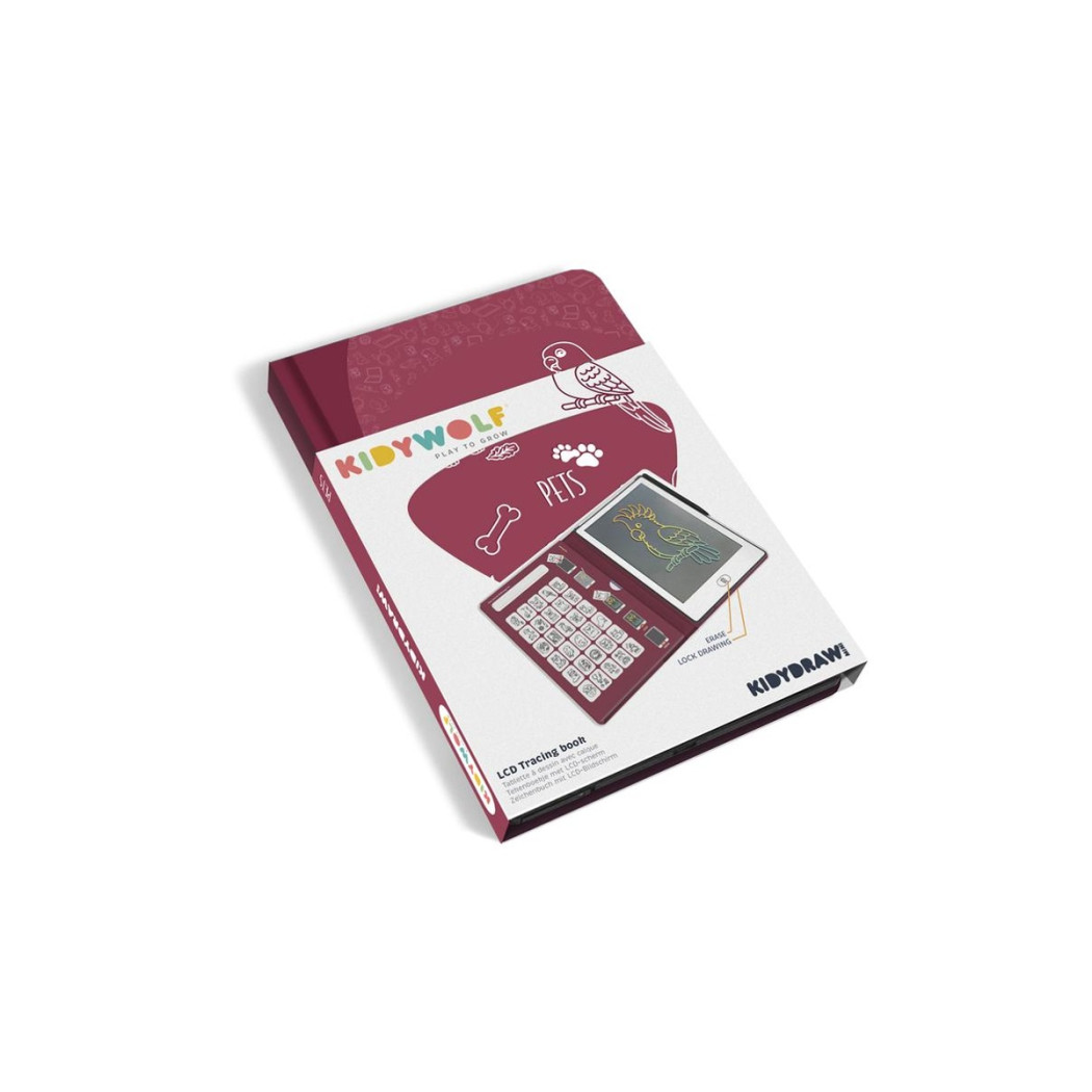 Domowe Zwierzątka - Pet - Tablet do Nauki Rysowania dla Dzieci - Mini Tablet Rysunkowy - KIDYWOLF