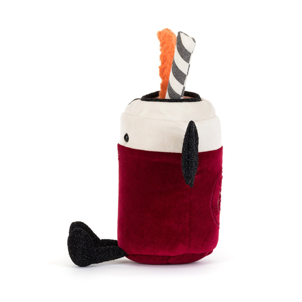 Vampop - Wesoły Napój Wampirek 16 cm - Pluszak Halloween - Maskotka Przytulanka - JellyCat