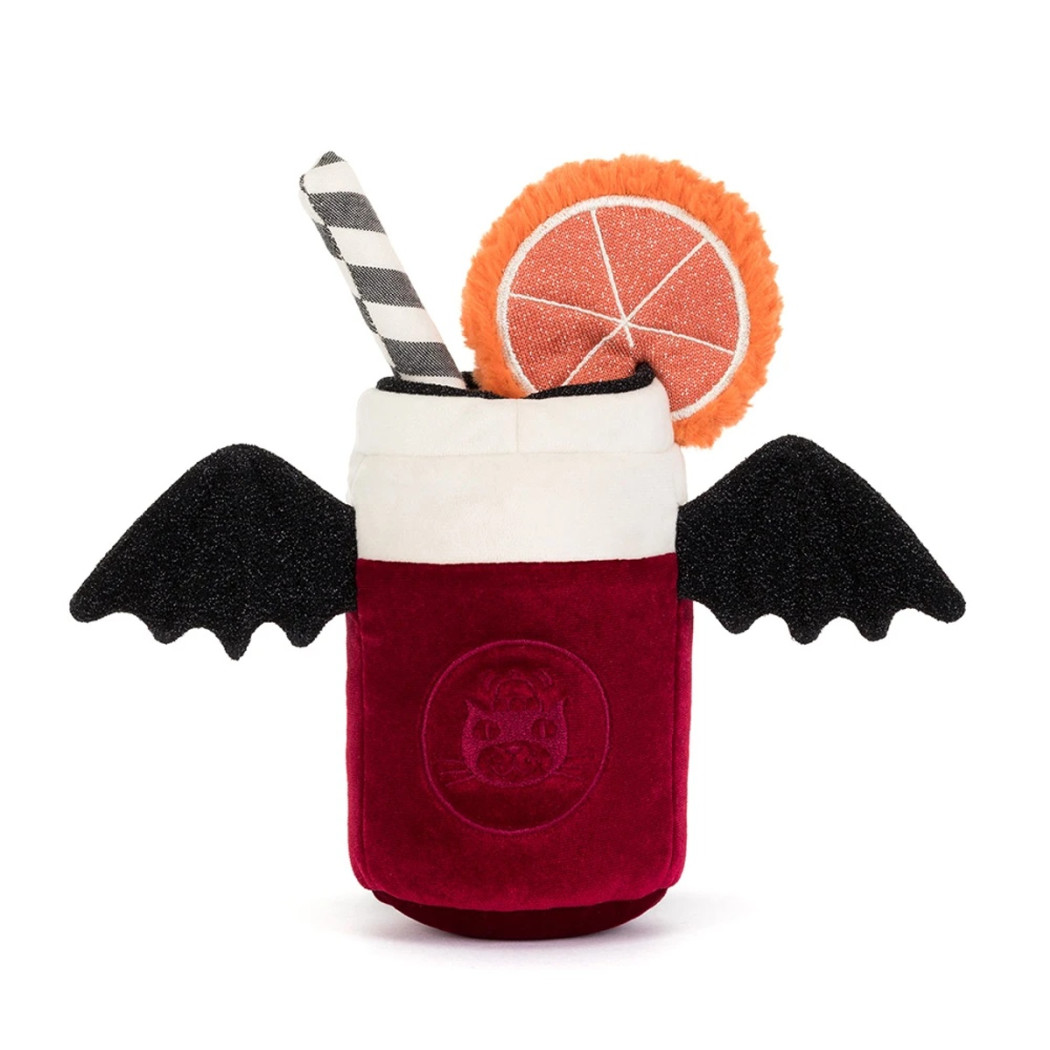 Vampop - Wesoły Napój Wampirek 16 cm - Pluszak Halloween - Maskotka Przytulanka - JellyCat
