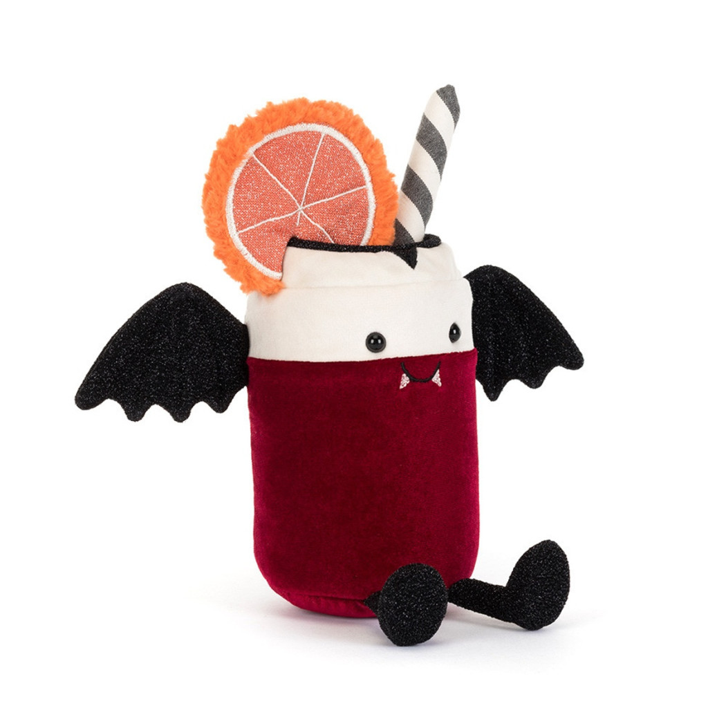Vampop - Wesoły Napój Wampirek 16 cm - Pluszak Halloween - Maskotka Przytulanka - JellyCat