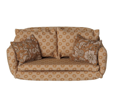 Ocher - Rozkładana Kanapa dla Myszek - Sofa Bed - Wyposażenie Domku - Maileg