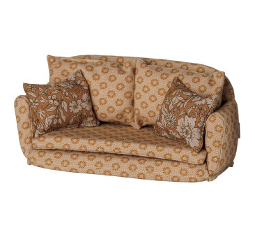 Ocher - Rozkładana Kanapa dla Myszek - Sofa Bed - Wyposażenie Domku - Maileg