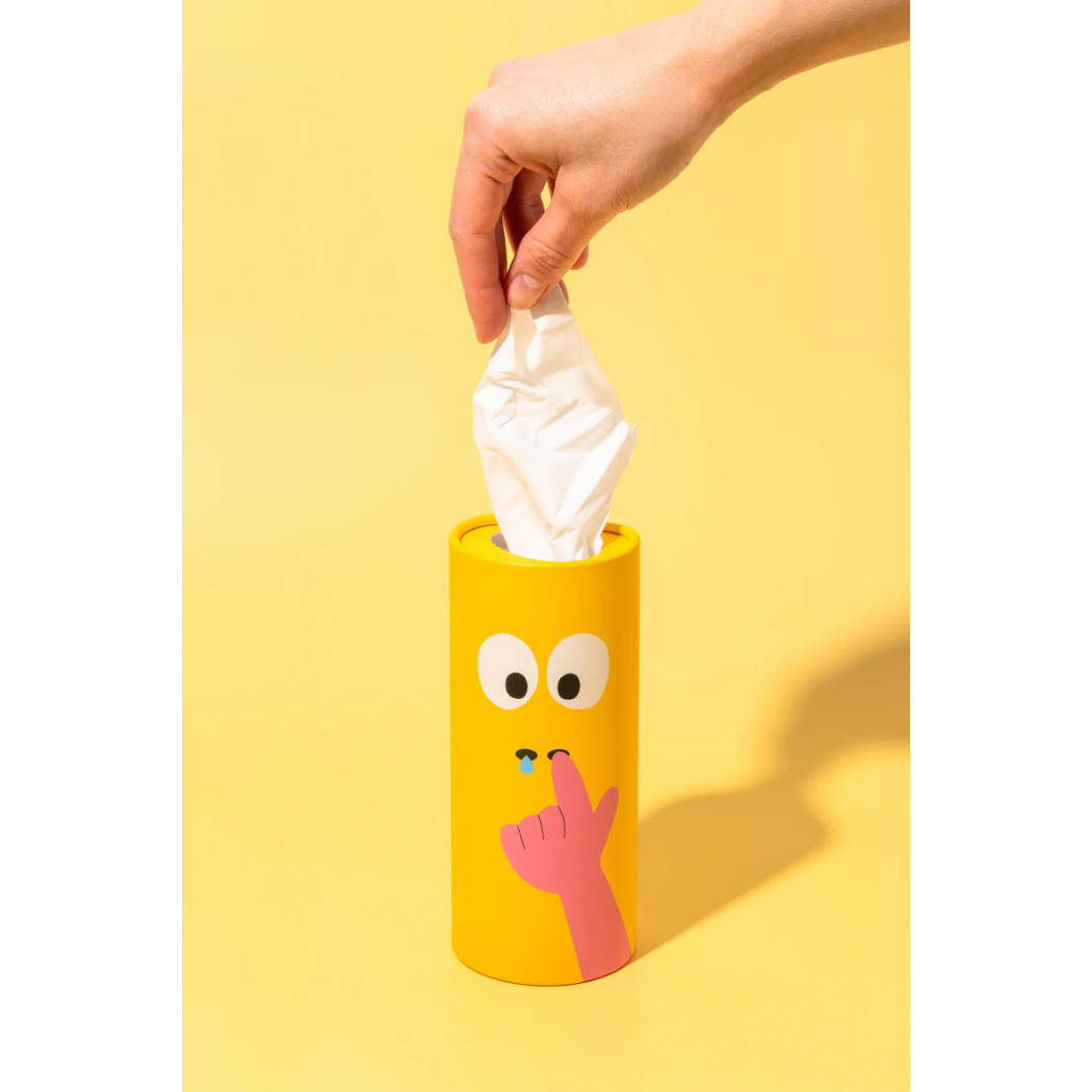 Chusteczki Higieniczne w Tubie Sneezy - Żółte - 40 szt. - PUQUU