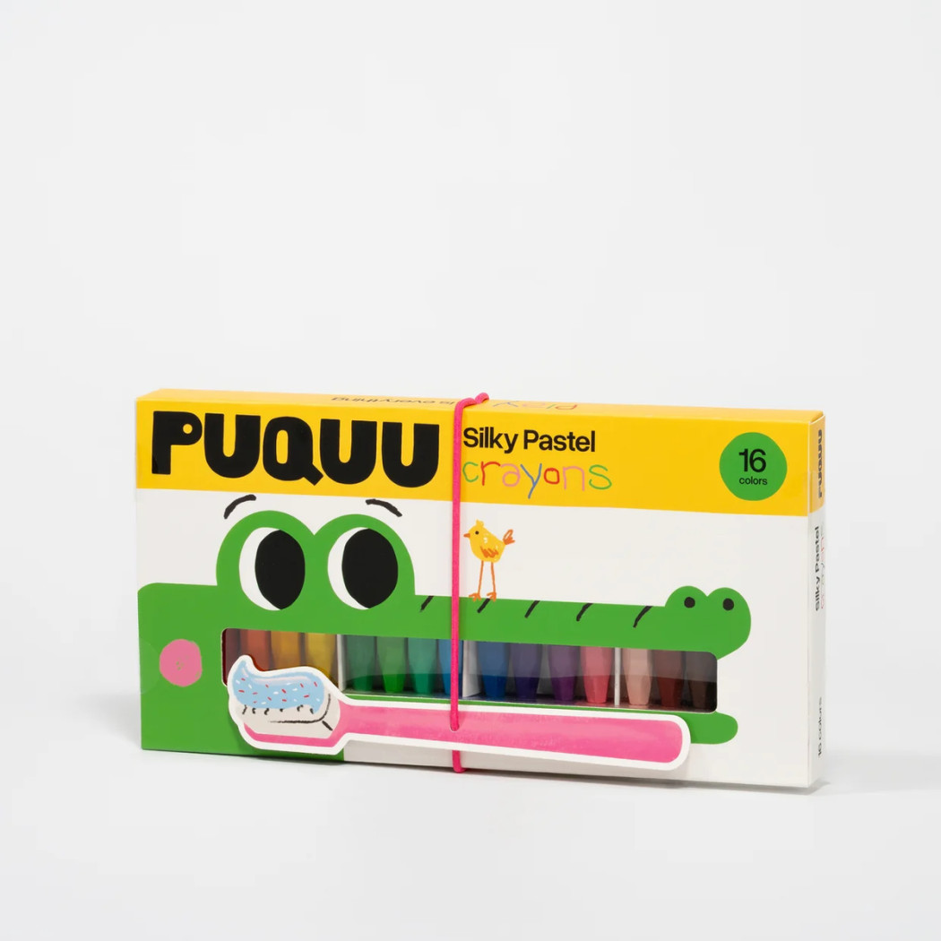 Jedwabiste Kredki - 16 Kolorów - Pastelowe - Silky Pastel - PUQUU