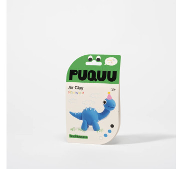 Dinozaur Brachiozaur - Air Clay - Masa Plastyczna Samoutwardzalna - 3 Kolory - PUQUU