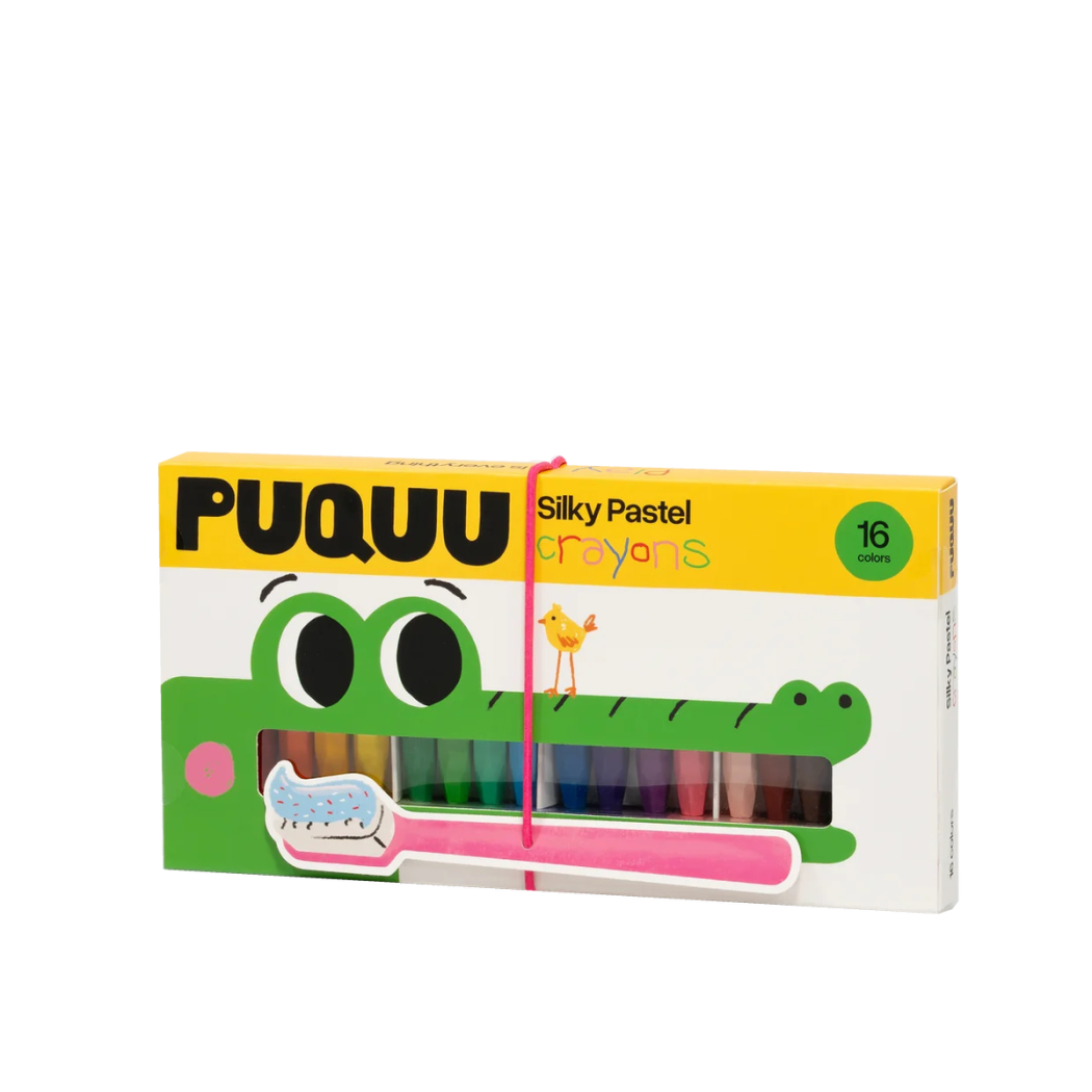 Jedwabiste Kredki - 16 Kolorów - Pastelowe - Silky Pastel - PUQUU