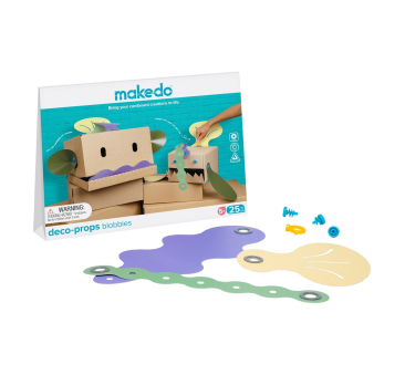 Blobbies - Zestaw Kreatywnych Dodatków Deco-Props - 25 el. - Makedo