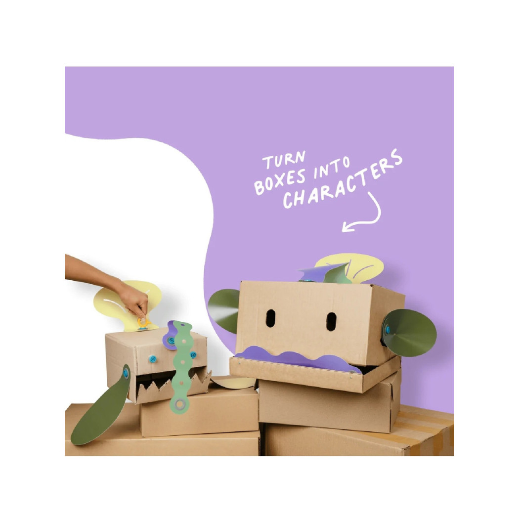 Blobbies - Zestaw Kreatywnych Dodatków Deco-Props - 25 el. - Makedo