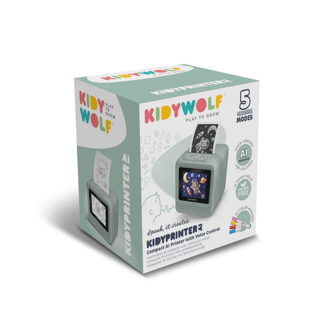KidyPrinter-AI - Drukarka ze Sterowaniem Głosowym dla Dzieci - KIDYWOLF