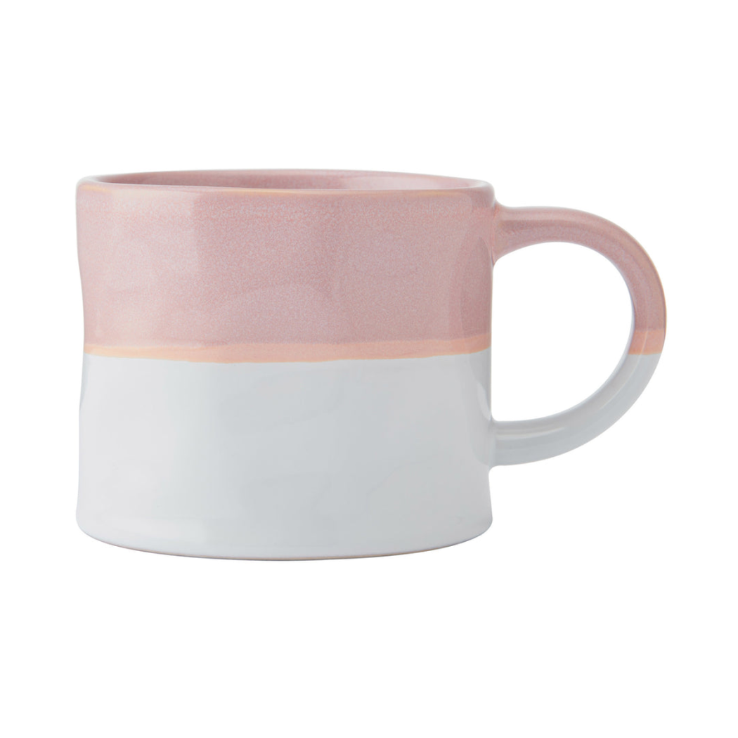 Ombre Różowy - Kubek Kamionkowy 350 ml z Uchem - Mikasa