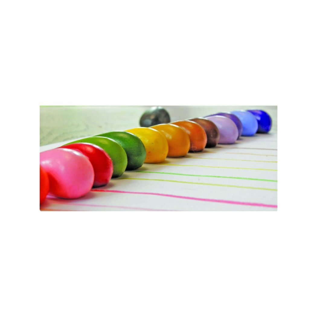 Crayon Rocks 16B - kredki stożkowe kamyki - 16 sztuk w bawełnianym woreczku