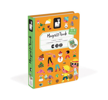 Magnetyczna układanka 4 Pory roku - magnetibook Janod