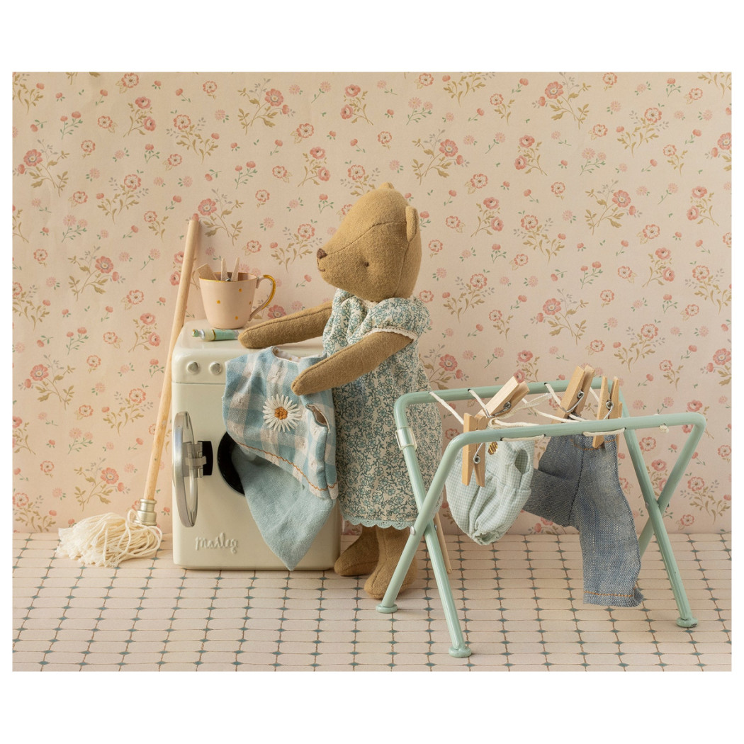 Suszarka Do Ubrań - Drying Rack With Pegs - Akcesoria Dla Myszek - Maileg