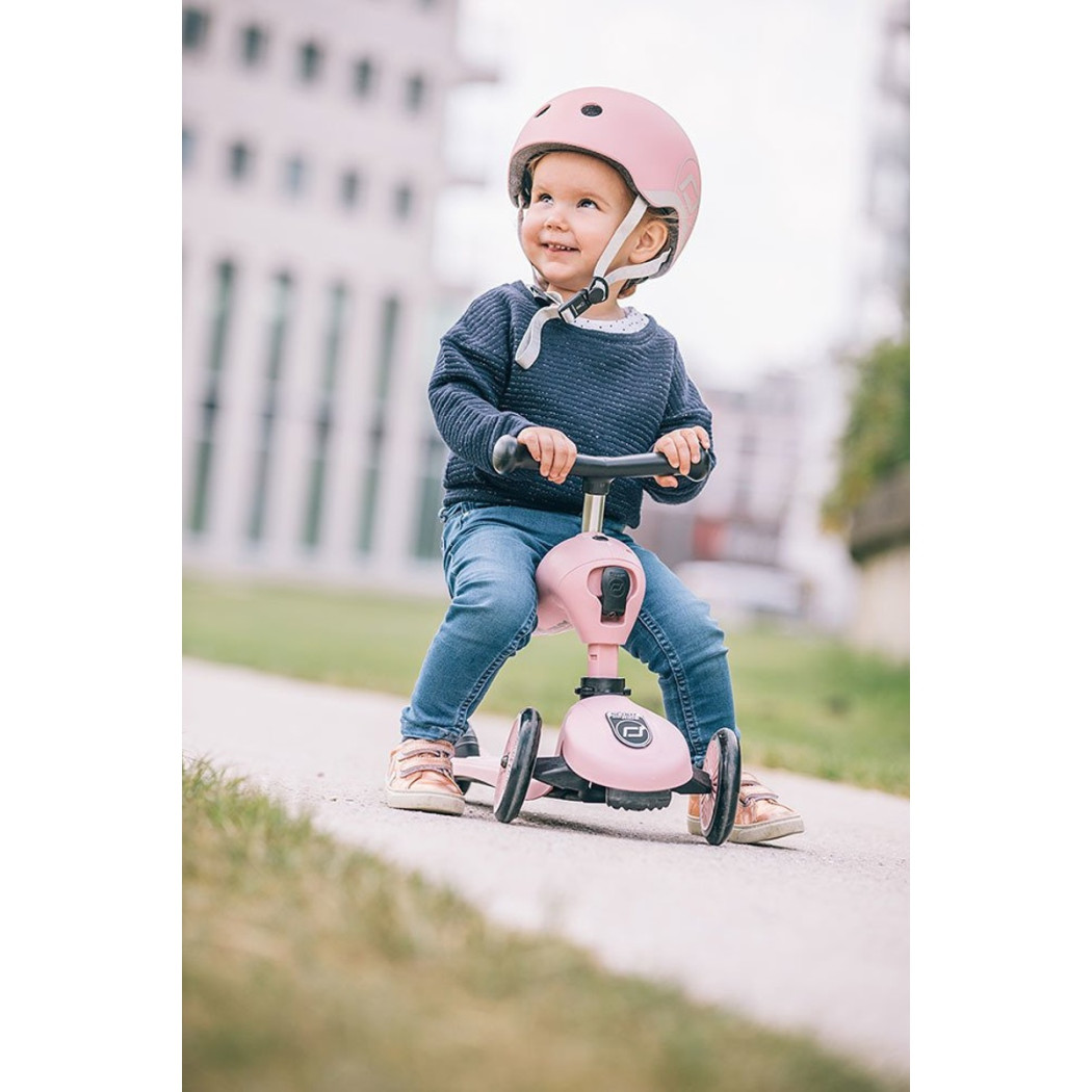 Rose - Kask Scootandride XXS-S dla dzieci 1-5 lat - Scoot&Ride