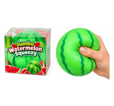 Gniotek Arbuz Jumbo 11 cm - Antystresowa Miękka Zabawka Sensoryczna Relaksacyjna