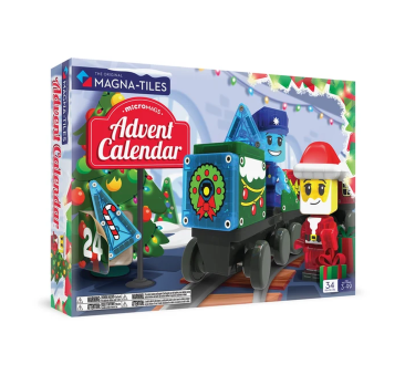 Kalendarz Adwentowy Klocki Magnetyczne Święta - 34 elementy - Magna-Tiles
