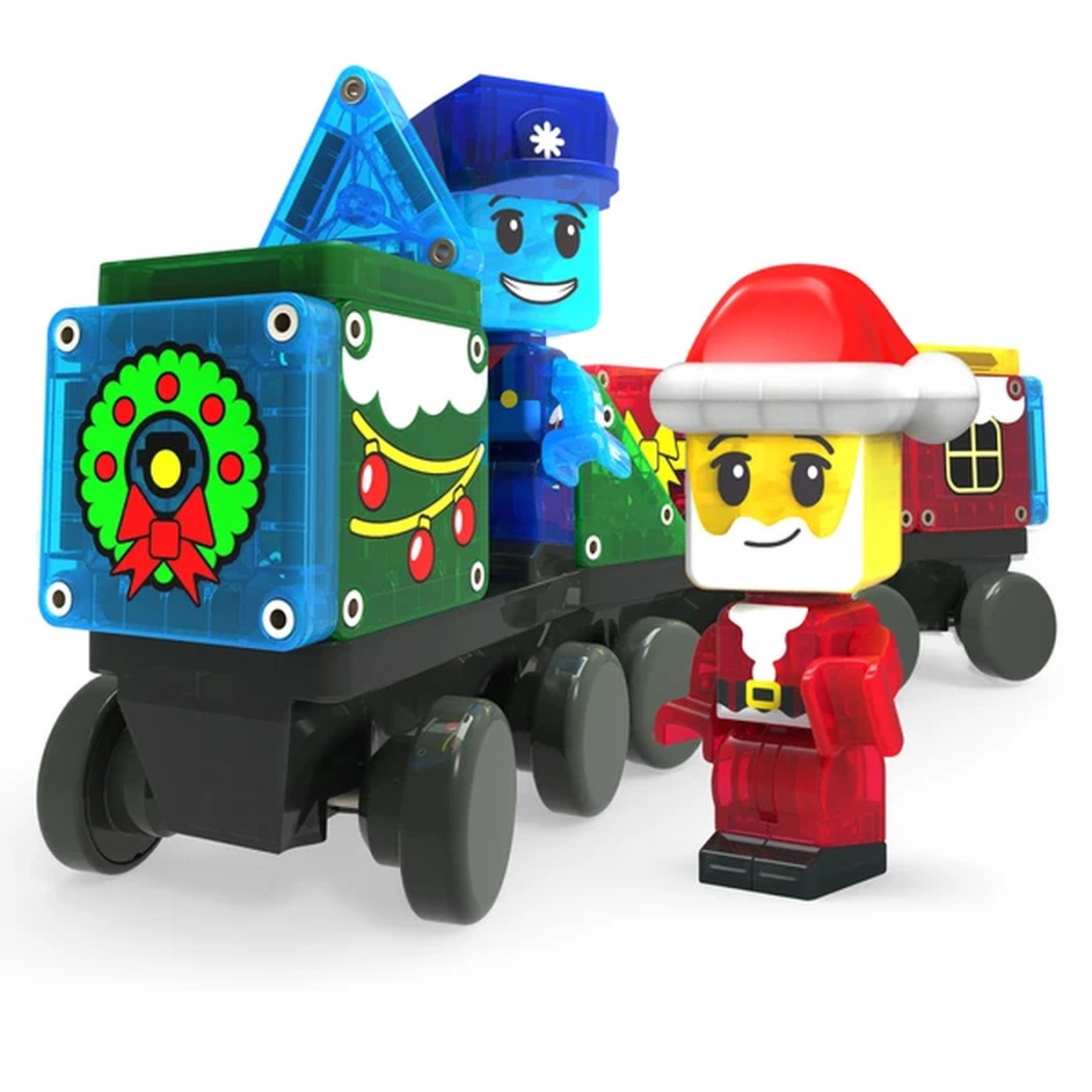 Kalendarz Adwentowy Klocki Magnetyczne Święta - 34 elementy - Magna-Tiles